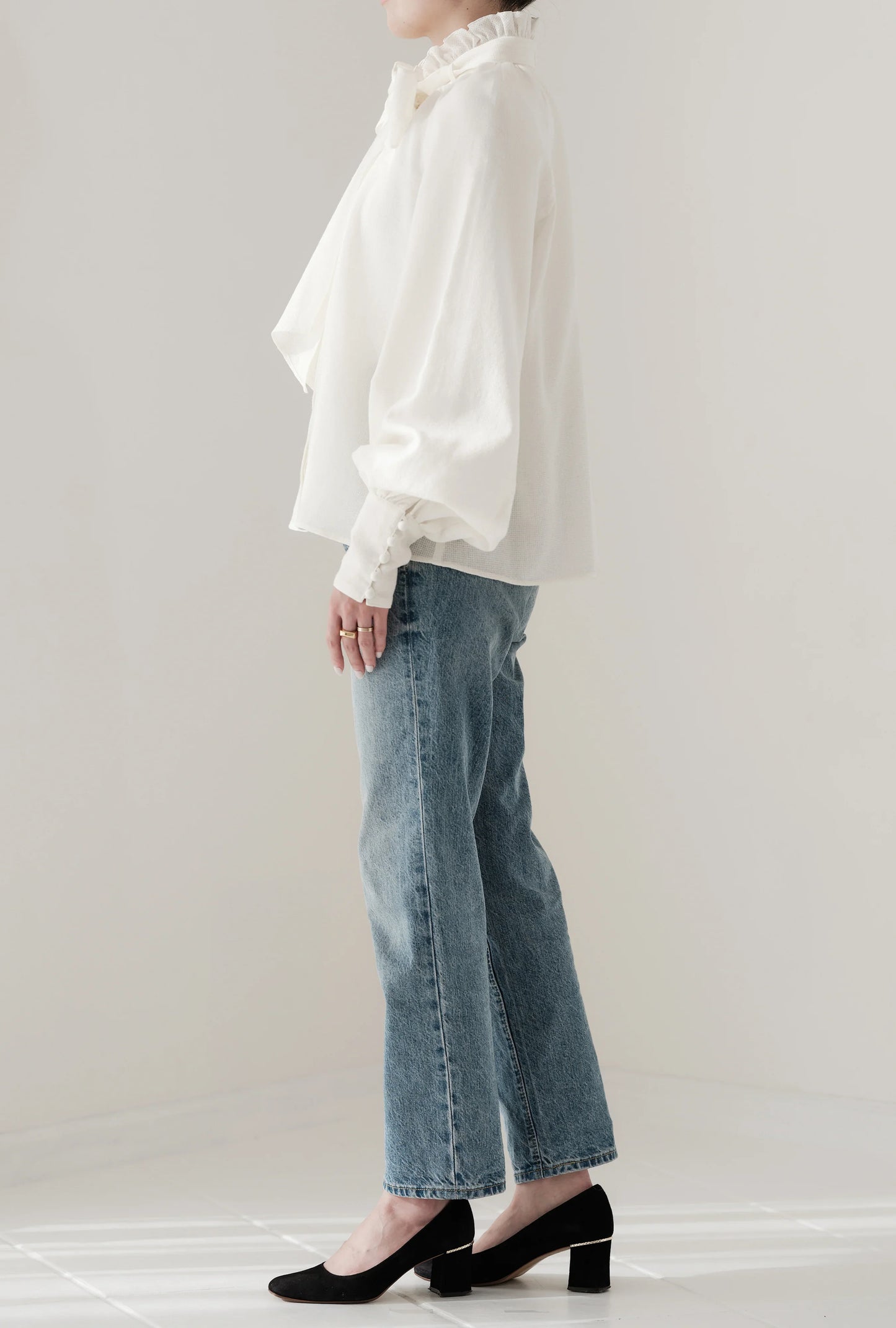Blouse à volants et nœud papillon "Lilly" - aLORS online store
