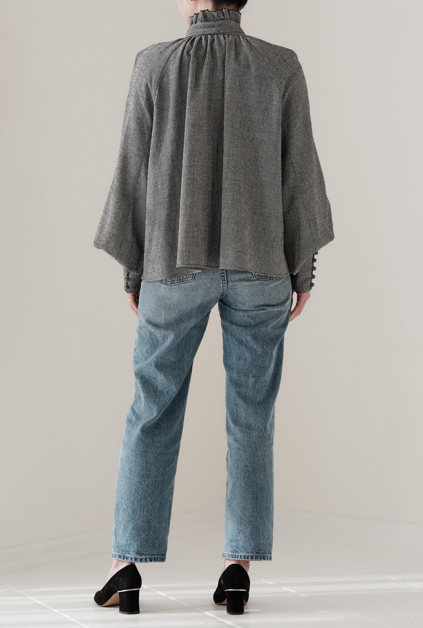 Blouse à volants et nœud papillon "Lilly" - aLORS online store