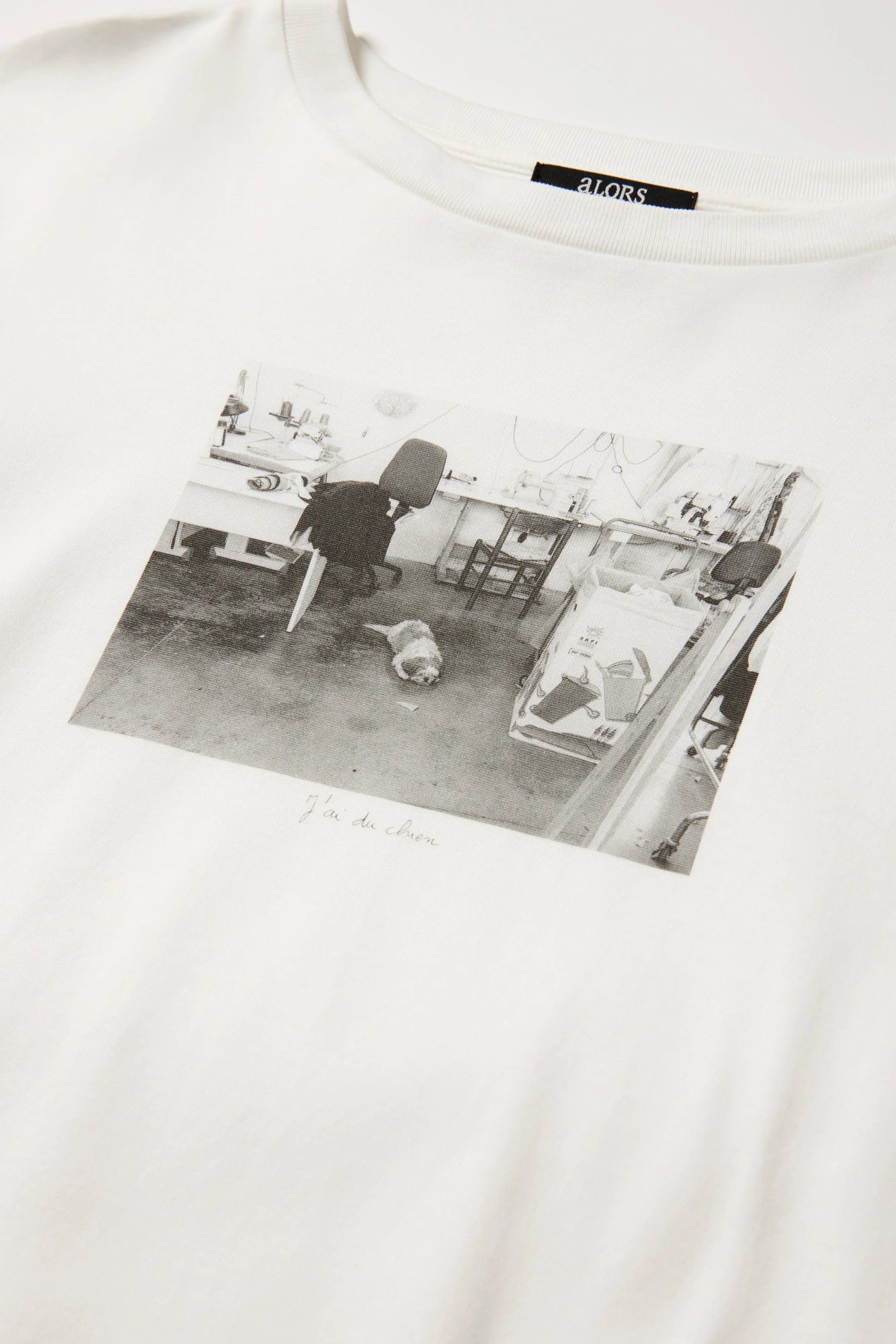 T-shirt à manches longues 【J'ai du chien】 - aLORS online store