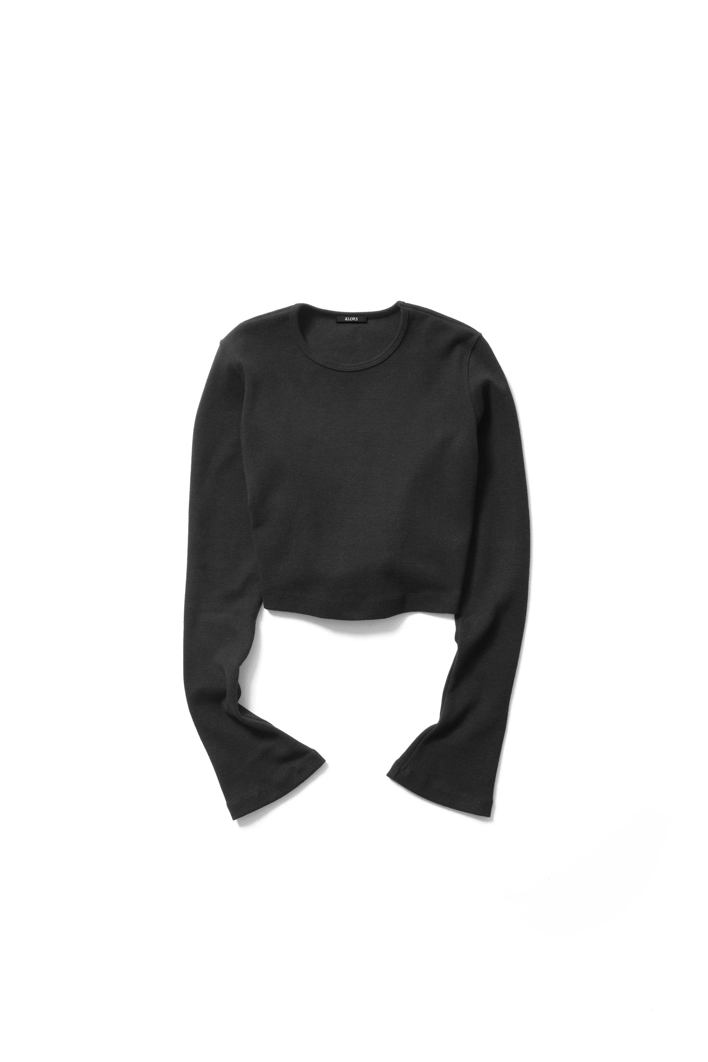 Haut court ouvert au dos Ondine ブラック  - aLORS online store