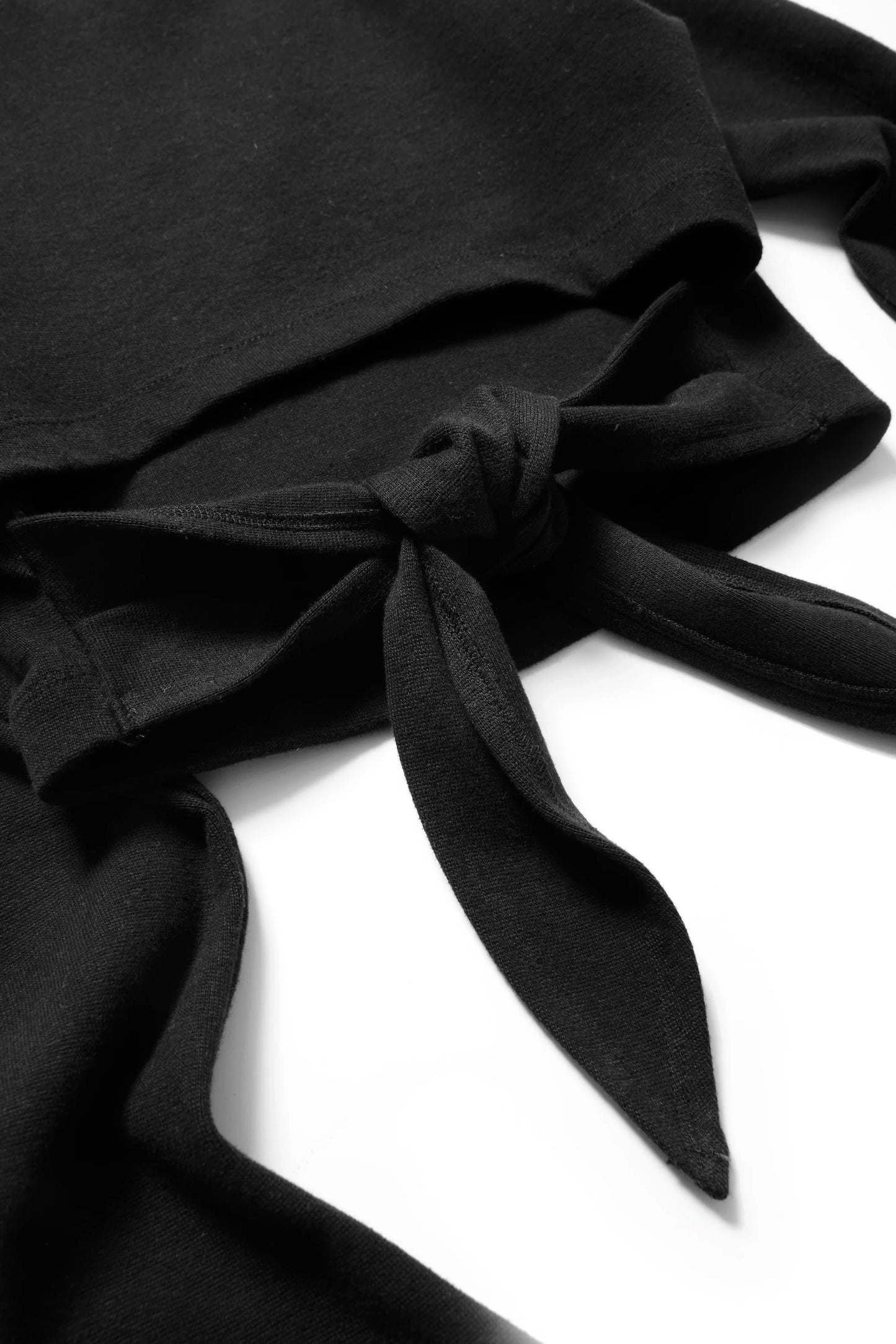 Haut court ouvert au dos Ondine ブラック  - aLORS online store