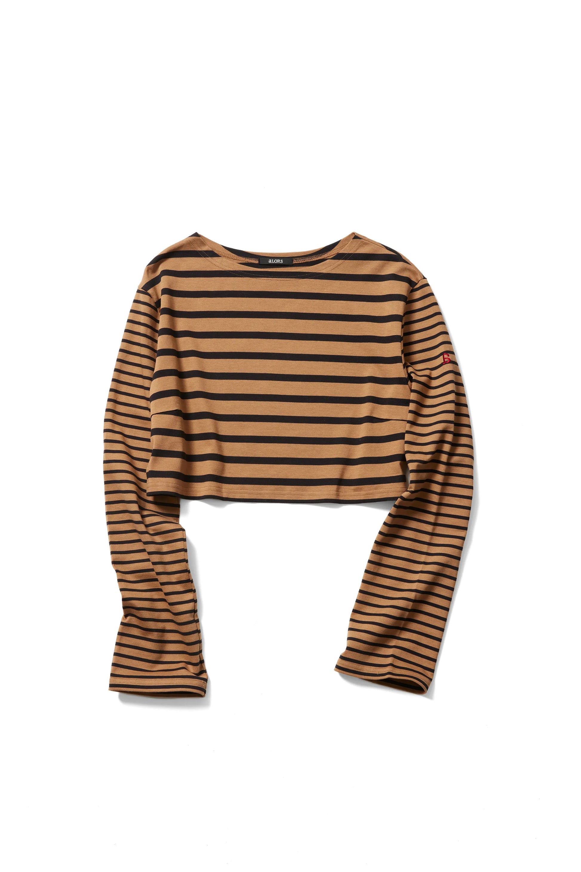 Haut marinière 【a】 ブラウン×ブラック  - aLORS online store
