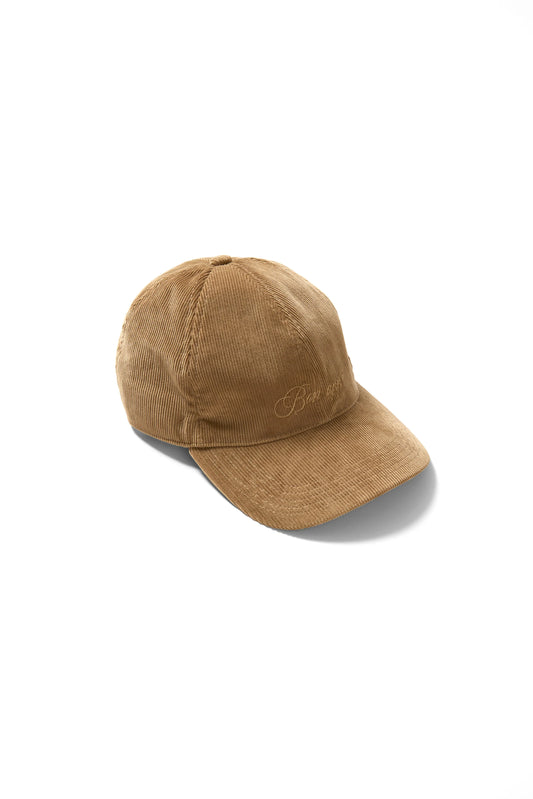 Casquette en velours côtelé Bon app' キャメル  - aLORS online store
