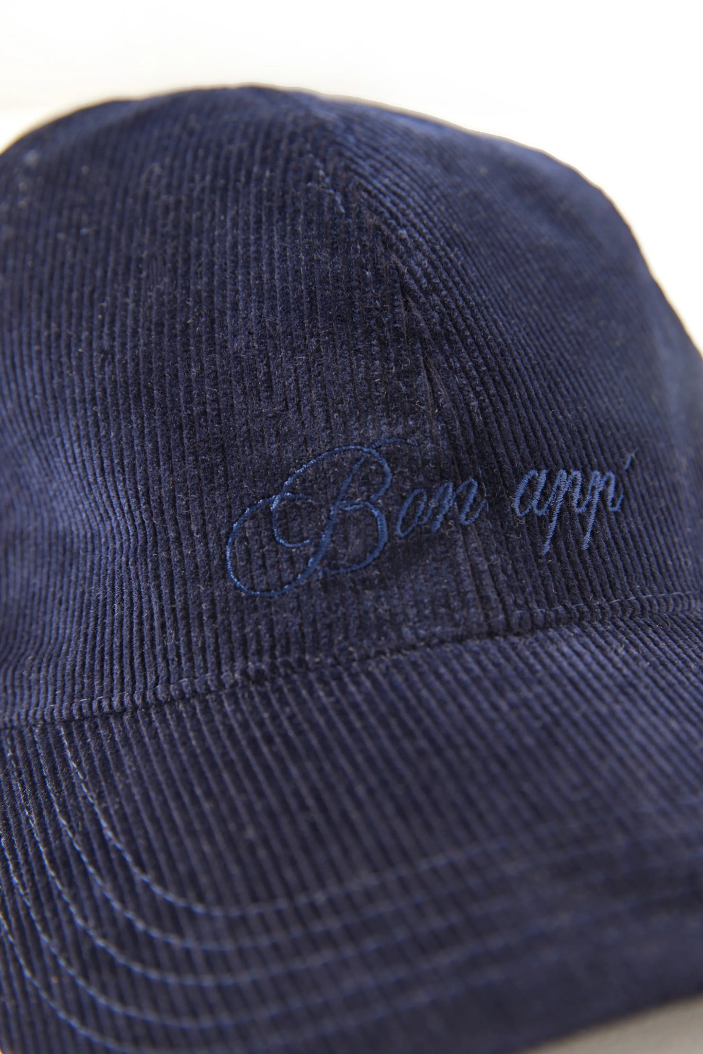 Casquette en velours côtelé Bon app' ダークネイビー - aLORS online store
