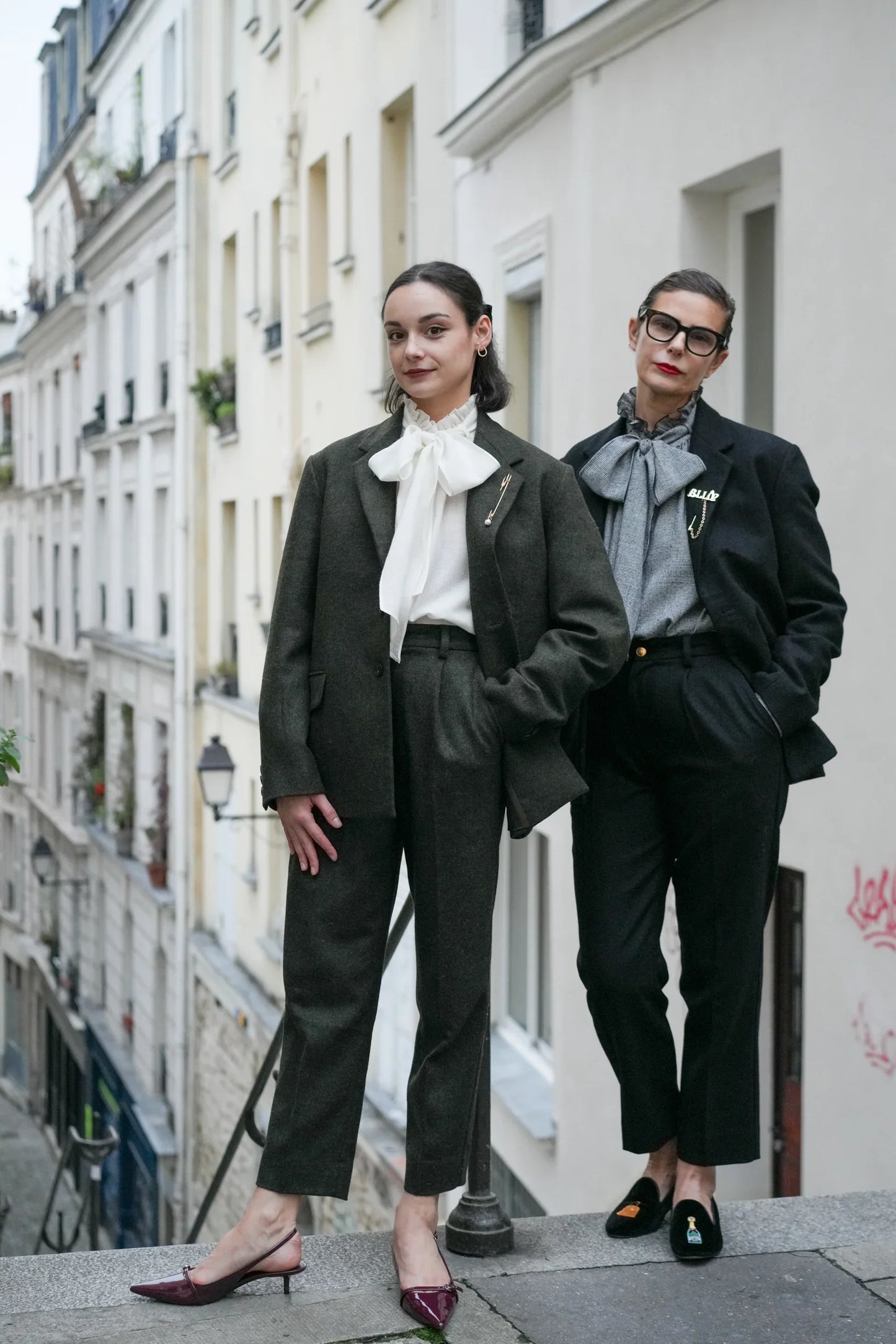 Blouse à volants et nœud papillon "Lilly" - aLORS online store