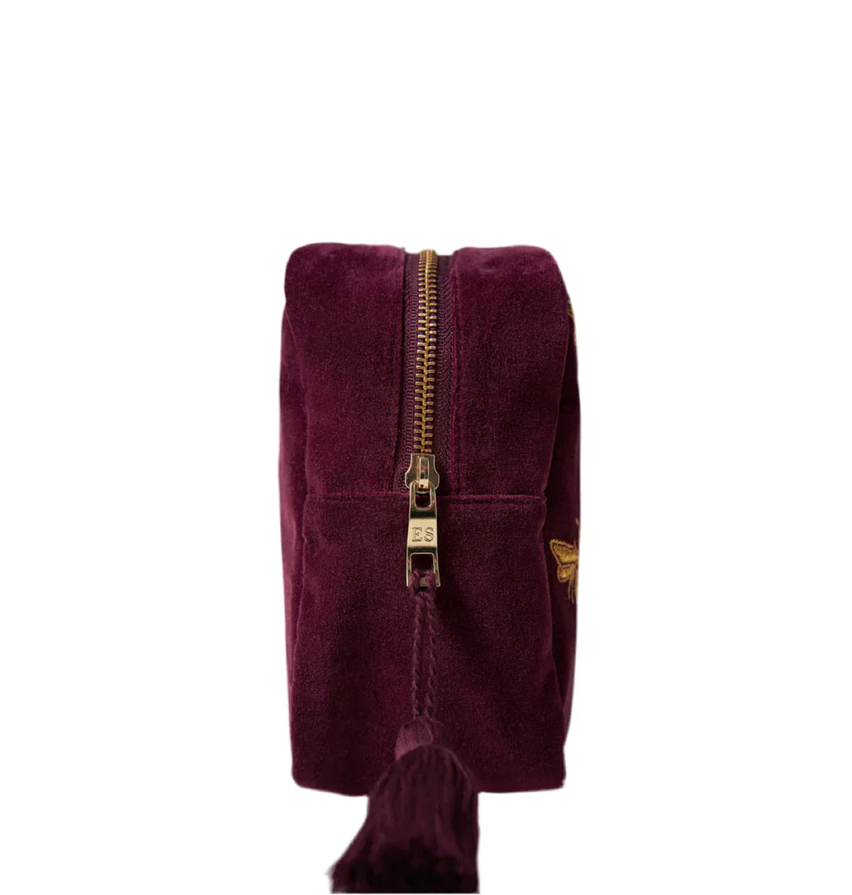 aLORS セレクト【Elizabeth Scarlett】Honey Bee Plum Velet Wash Bag - aLORS online store