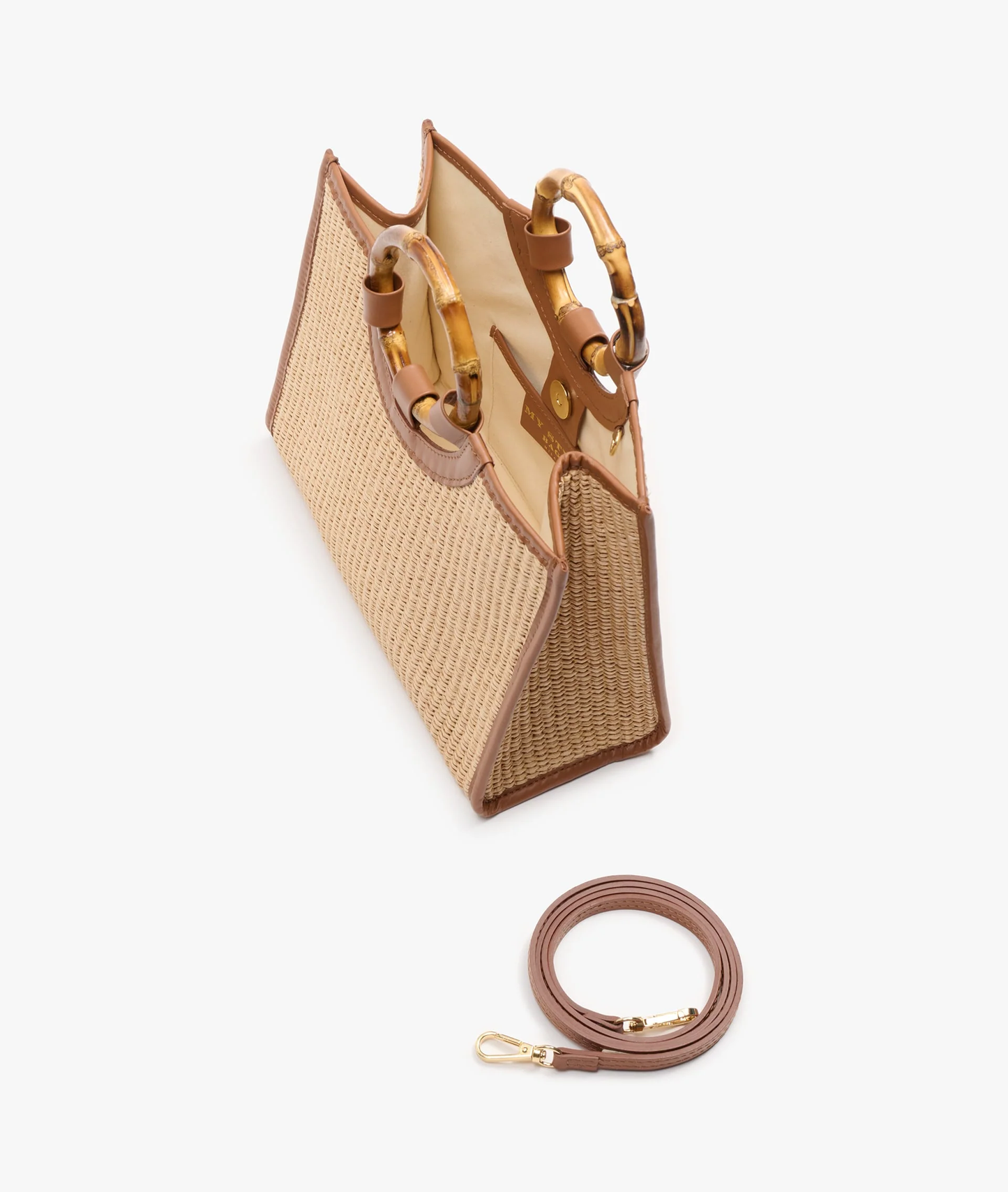 aLORS セレクト【My Style Bags】Handbag Bamboo Small Straw