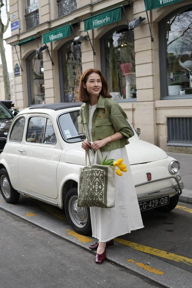 Veste avec broches【Déméter】feminine  - aLORS online store