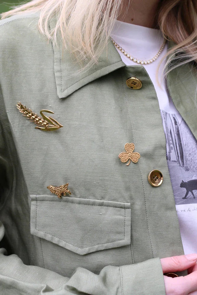 Veste avec broches【Déméter】masculin  - aLORS online store