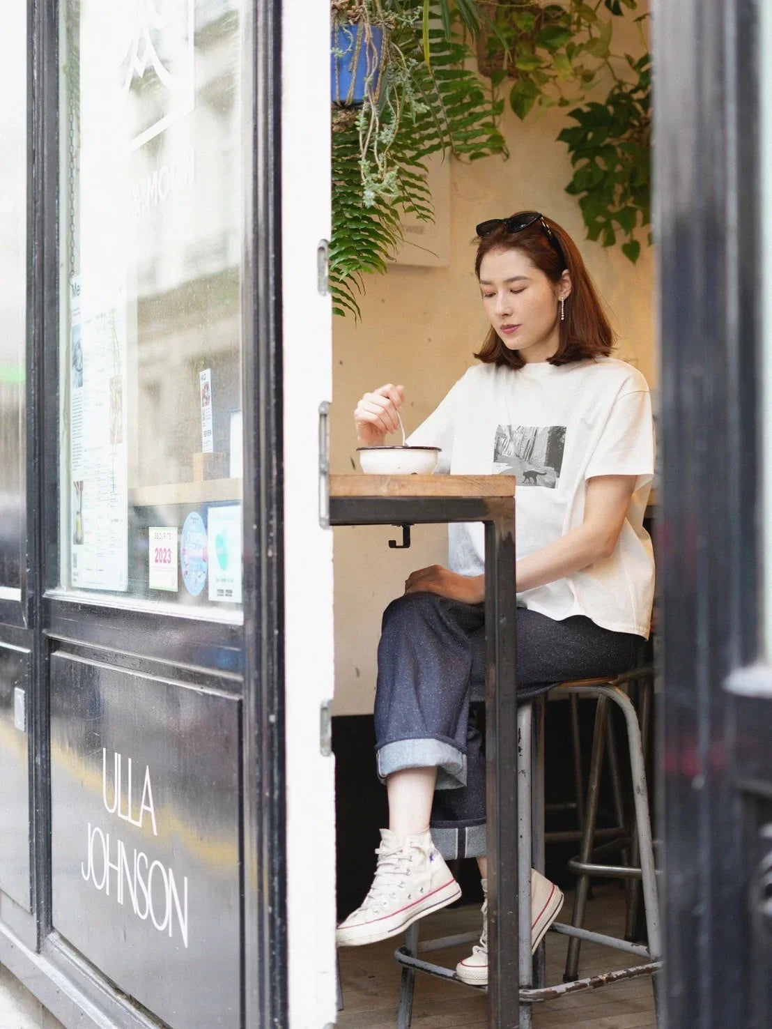 T-shirt à manches courtes【Une vie de chat】 - aLORS online store