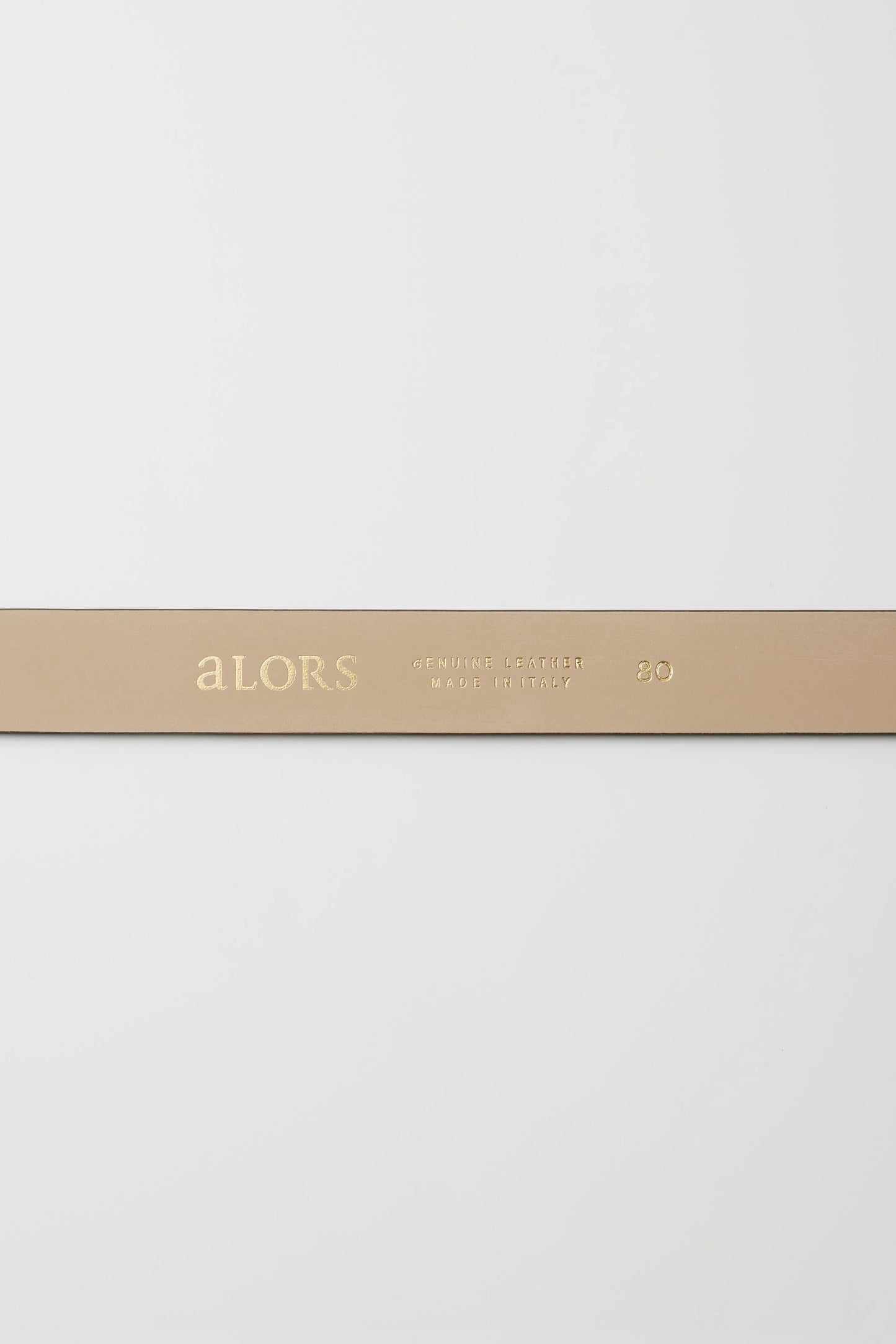 aLORS Cintura(ベルト) Marrone Scuro(濃茶) x Oro(ゴールド)  - aLORS online store