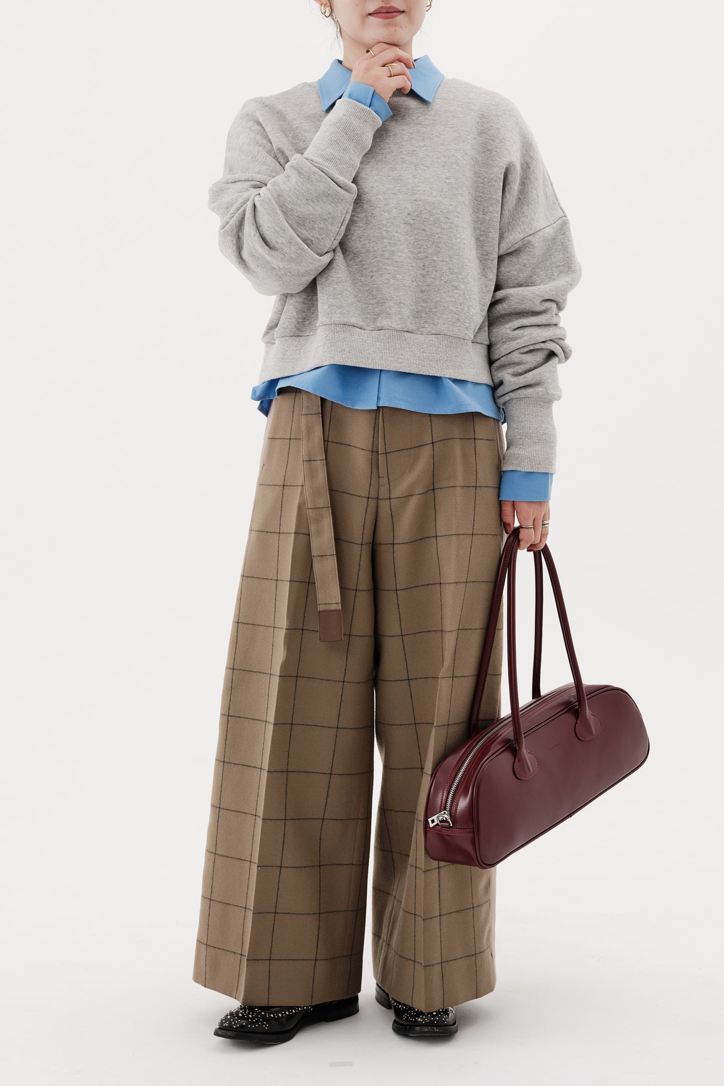 Sweat-shirt 【Doux】 グレー