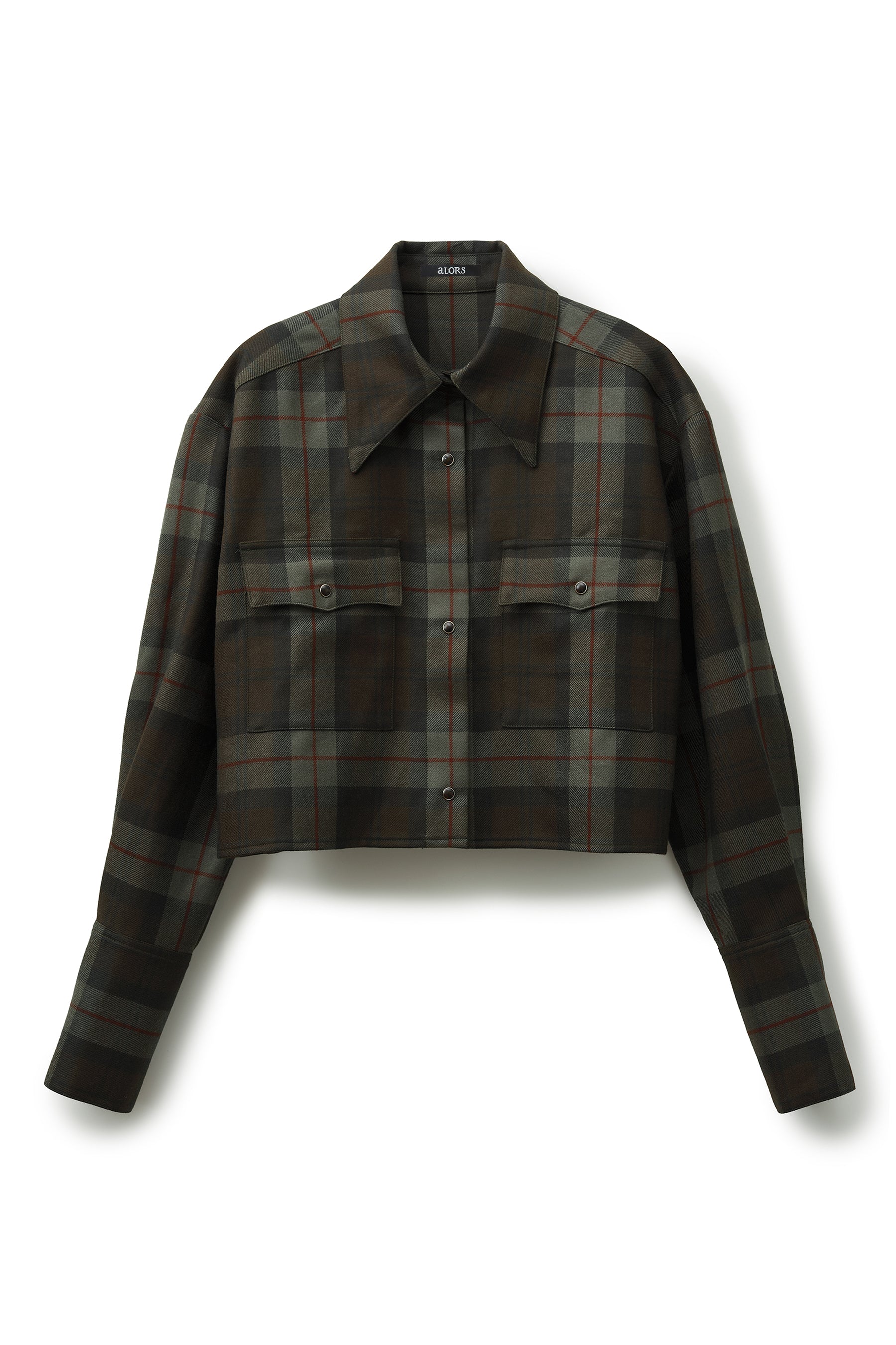 aLORS paris Blouson【Gabi-ガビ-】DarkBrown Blouson [GABI-Gabi-] Dark Charcoal Gray – aLORS online store