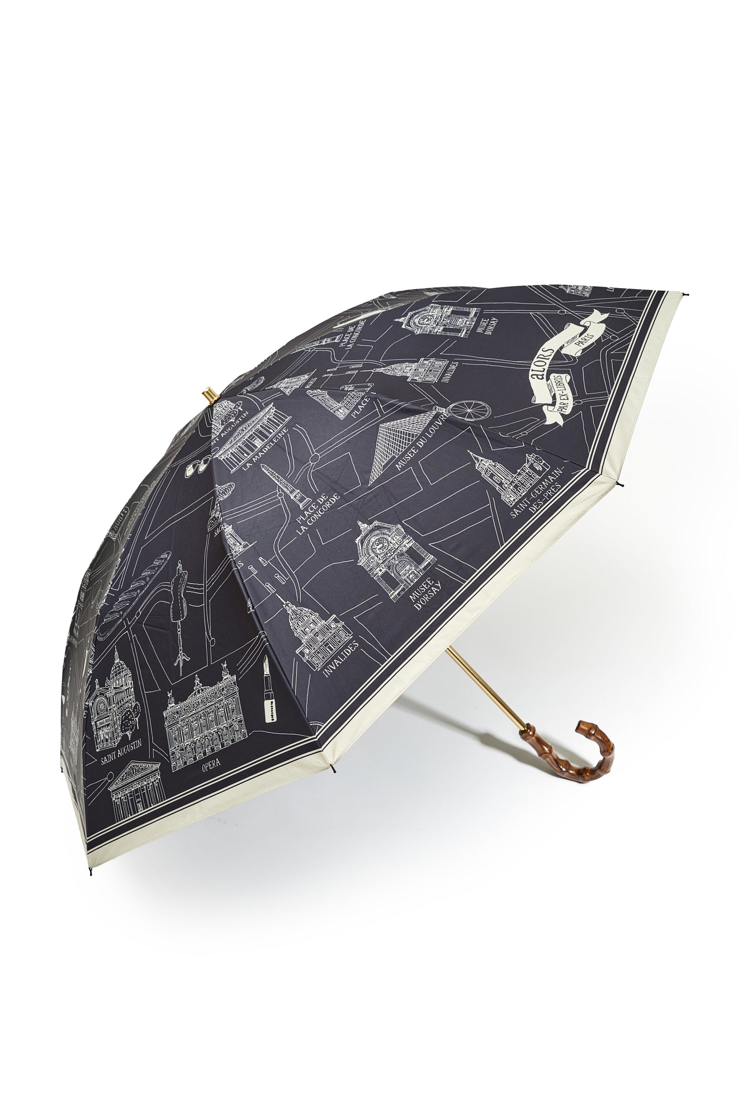 Soleil & Pluie Ex-libris Paris x aLORS - une collaboration d'exception (ダークネイビーx アイボリー)