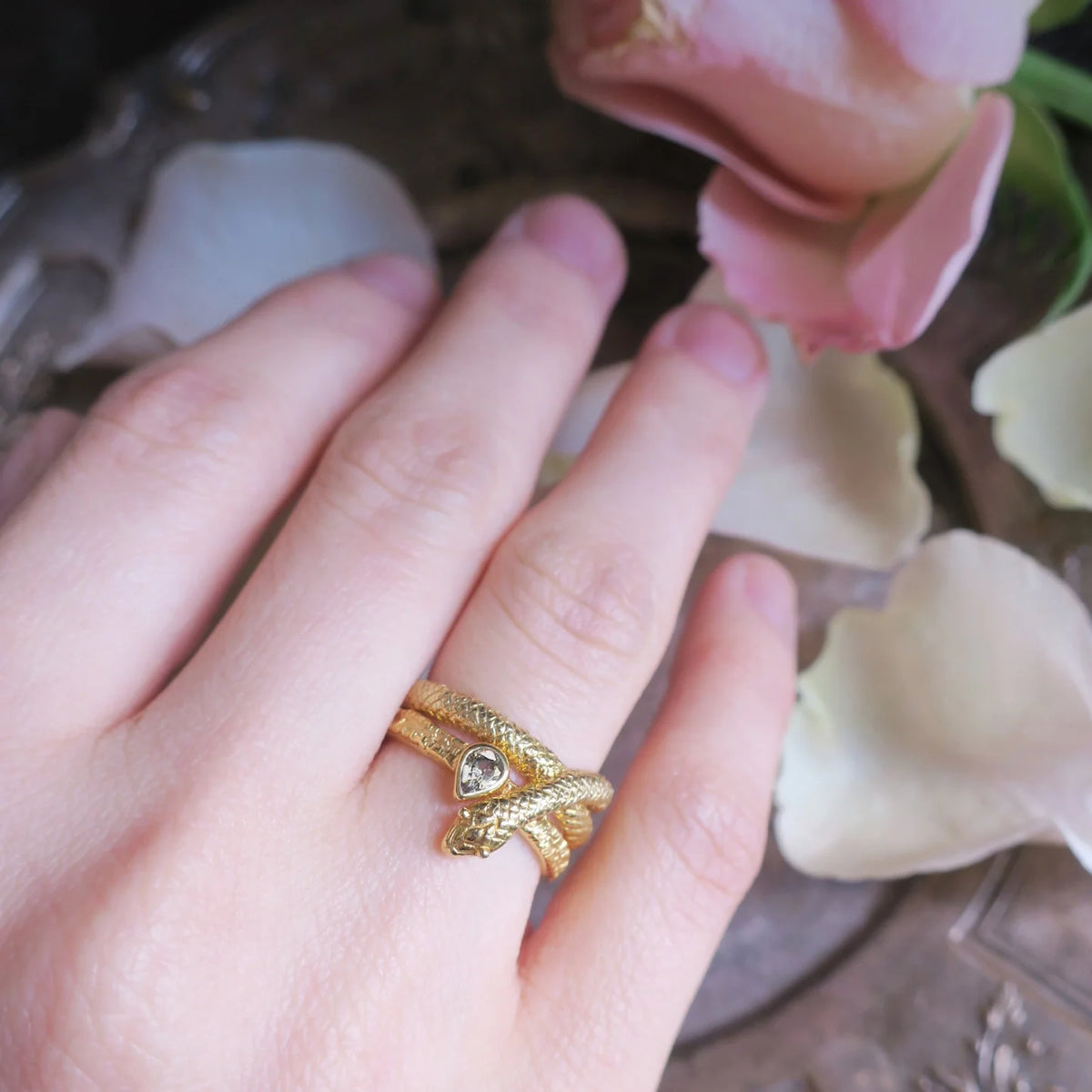 aLORS Select【Fusako KOIKE】Seeker snake ring