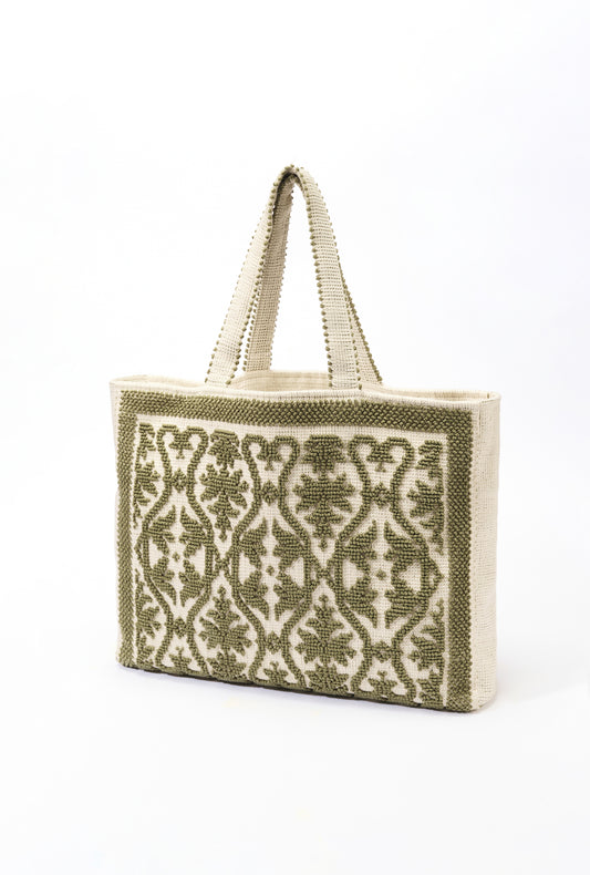 TOTE FIOCCO LECCESE Tote Fiokko Creecezes Olive (Sage Khaki) Reservation Sales 2024.7 Delivered