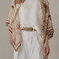 Foulard Ex-libris Paris x aLORS -une collaboration d'exception (ivory x burgundy) 140x140cm