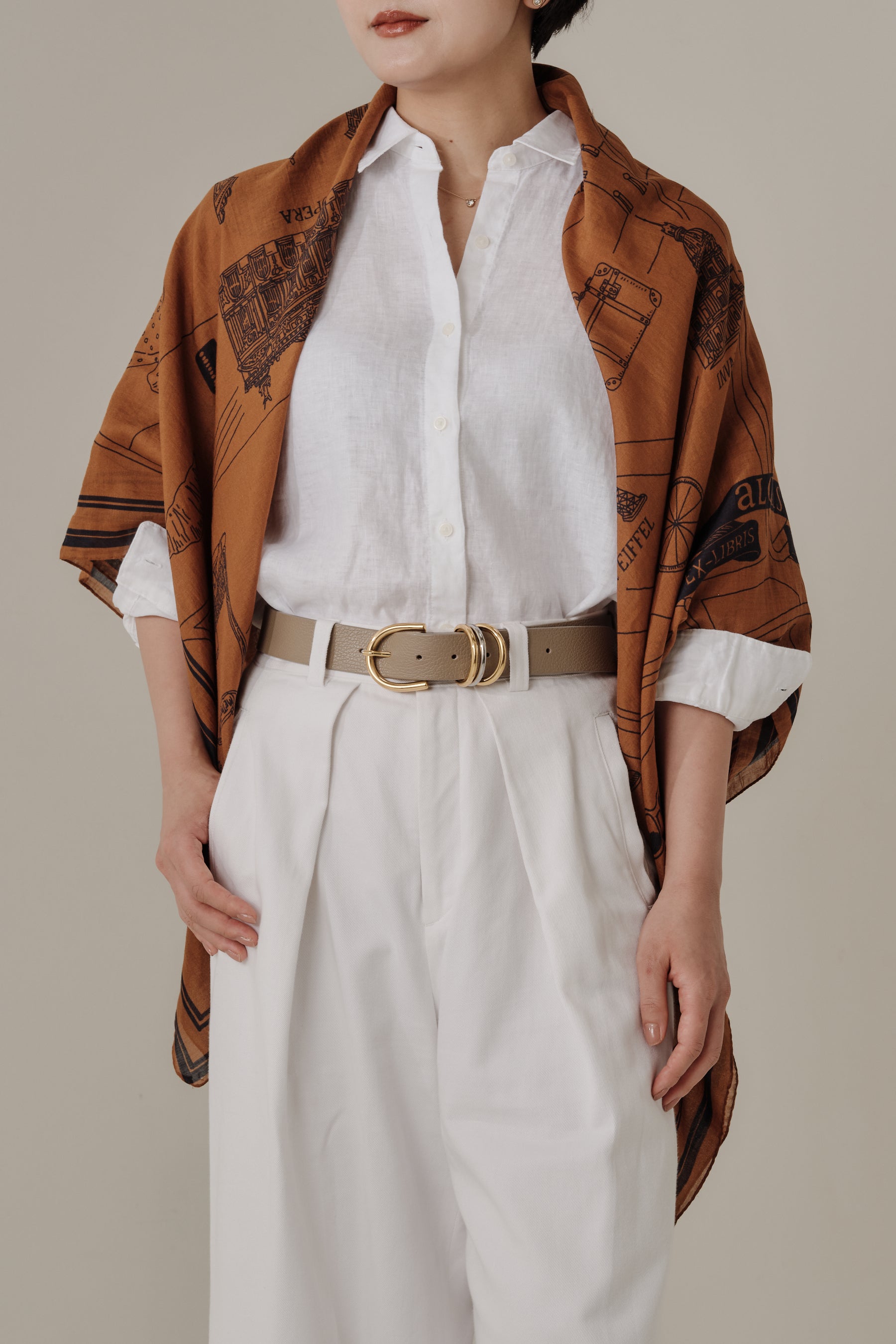 新品未使用【Ex-libris Paris x aLORS】スカーフ※箱無し※ Foulard Ex-libris Paris x aLORS -une collaboration d'exception