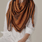 Foulard Ex-libris Paris x aLORS -une collaboration d'exception (camel x navy) 140x140cm