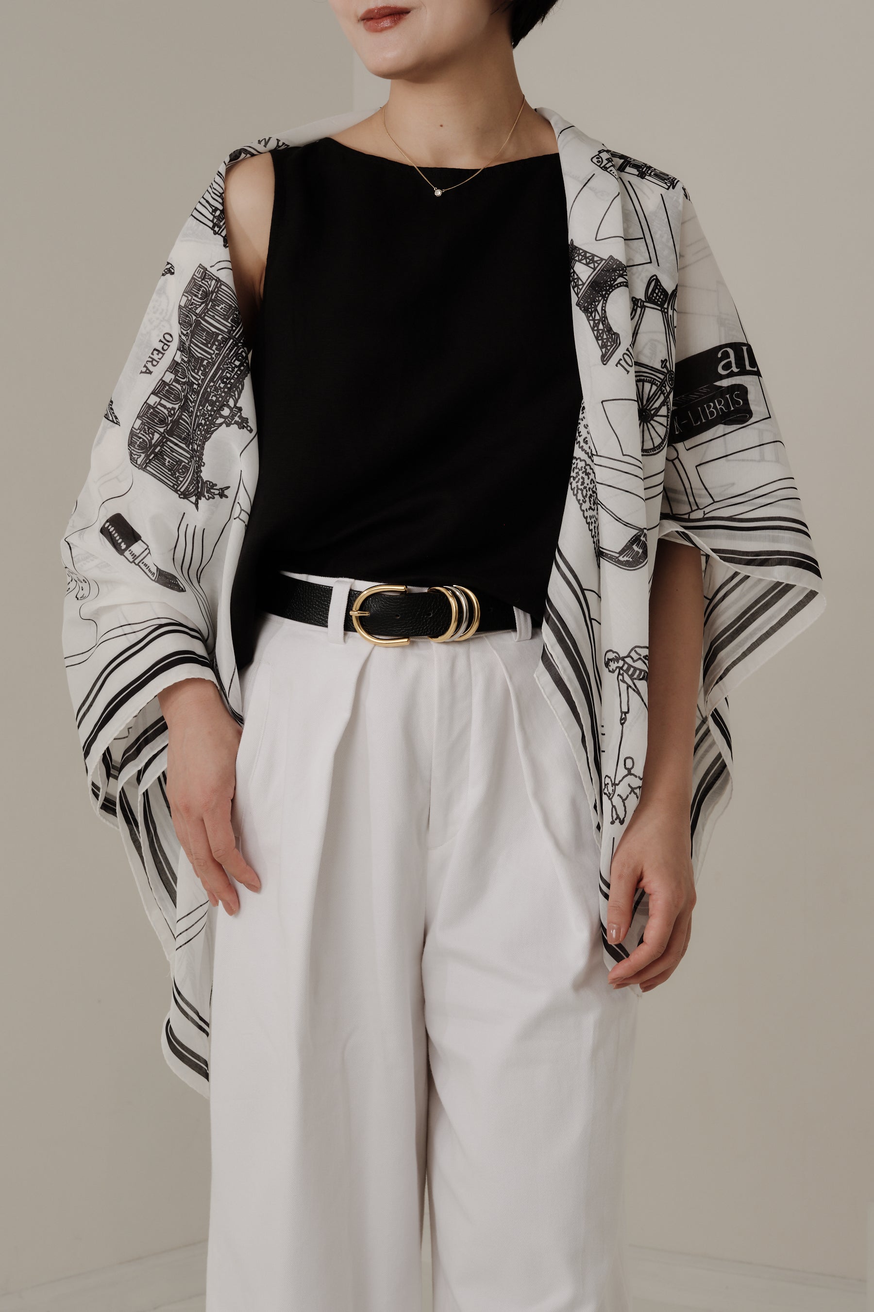 Foulard Ex-libris Paris x aLORS -une collaboration d'exception