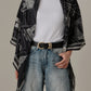 Foulard Ex-libris Paris x aLORS -une collaboration d'exception (dark navy x ivory) 140x140cm