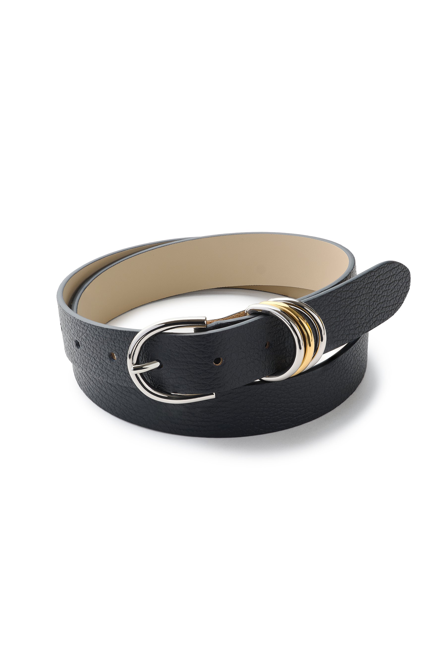 ALORS Anello di enigma Alcantara ブラック 70 aLORS(アロー)｜Cintura “Anello di enigma” ベルト(Alcantara