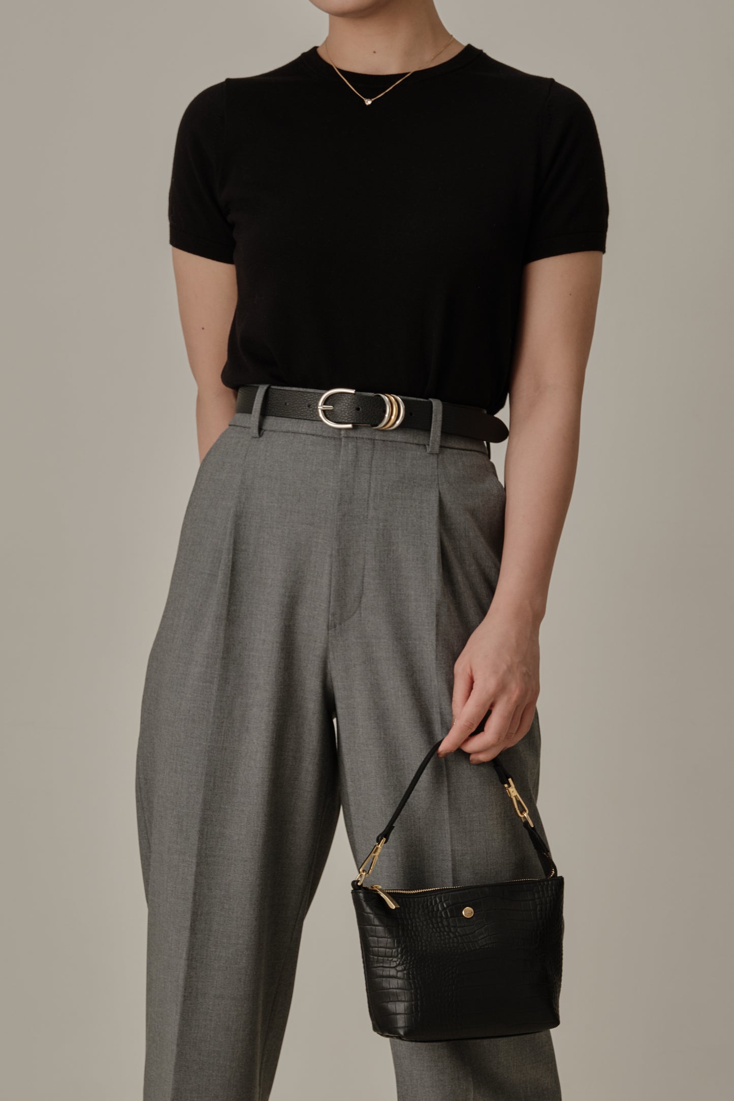 Tutto a Posto Pouch Black ミニバッグ/ポーチ