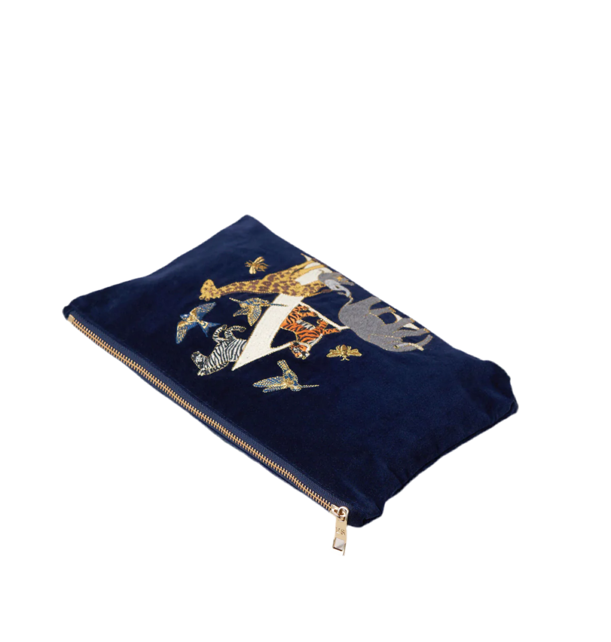 aLORS Select [ELIZABETH SCARLETT] ALPHABET NAVY EVERYDAY POUCH