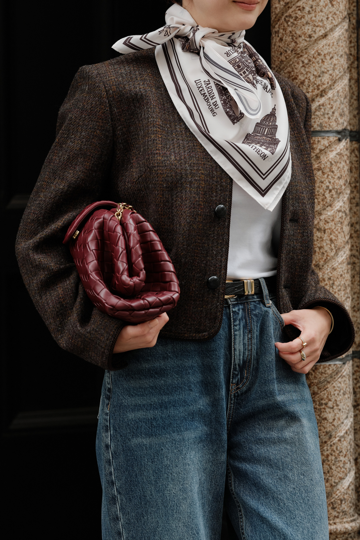 Foulard Ex-libris Paris x aLORS  - une collaboration d'exception  (Multicolore) 90x90cm