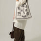 Sac en maille Ex-libris Paris x aLORS  - une collaboration d'exception (Brun foncé)