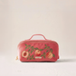aLORS Select [Elizabeth Scarlett] Honey Bee Charcoal Velvet Open Flat Makeup Bag
