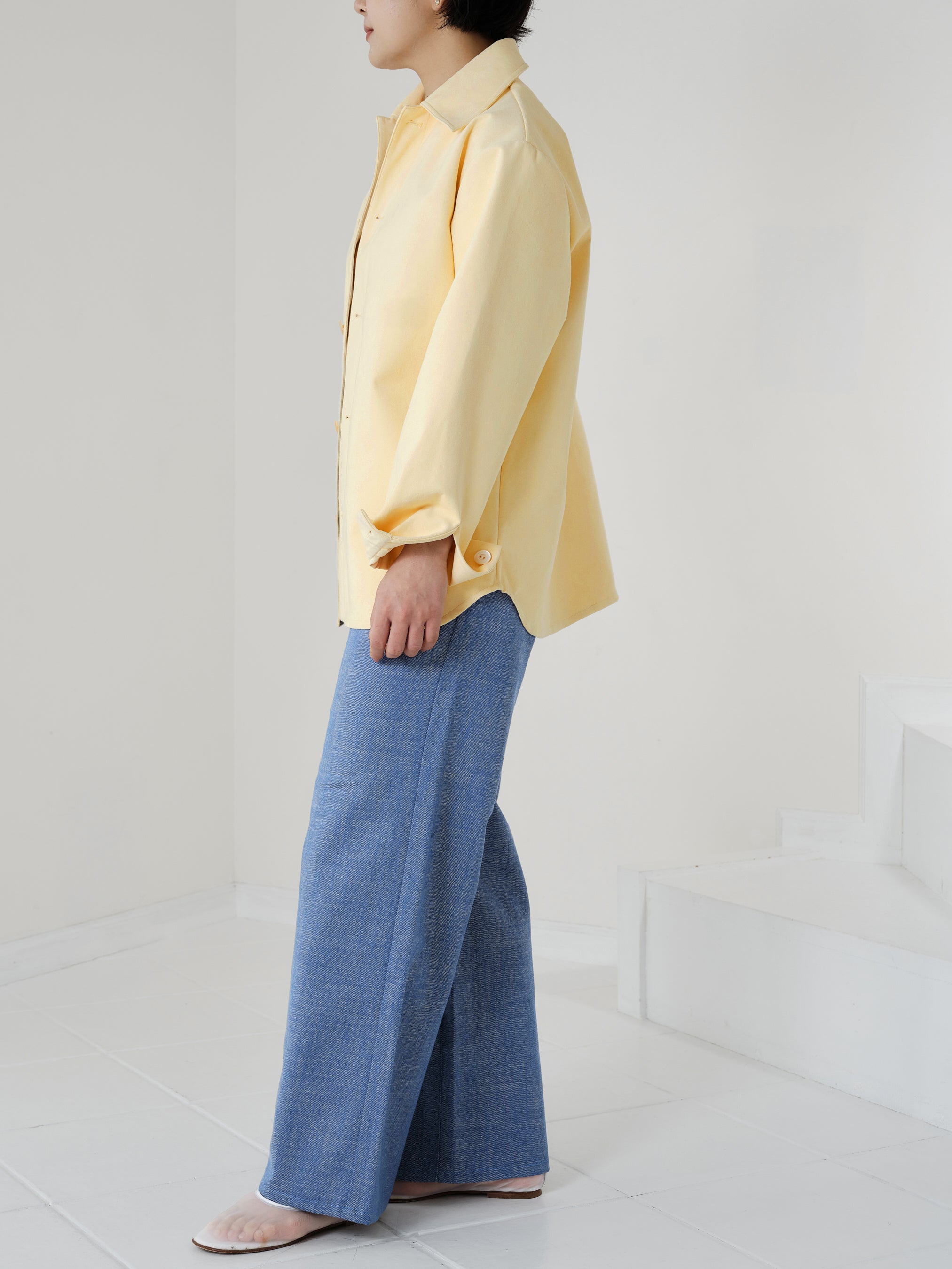 Veste en Alcantara Jaune Beurre – aLORS online store
