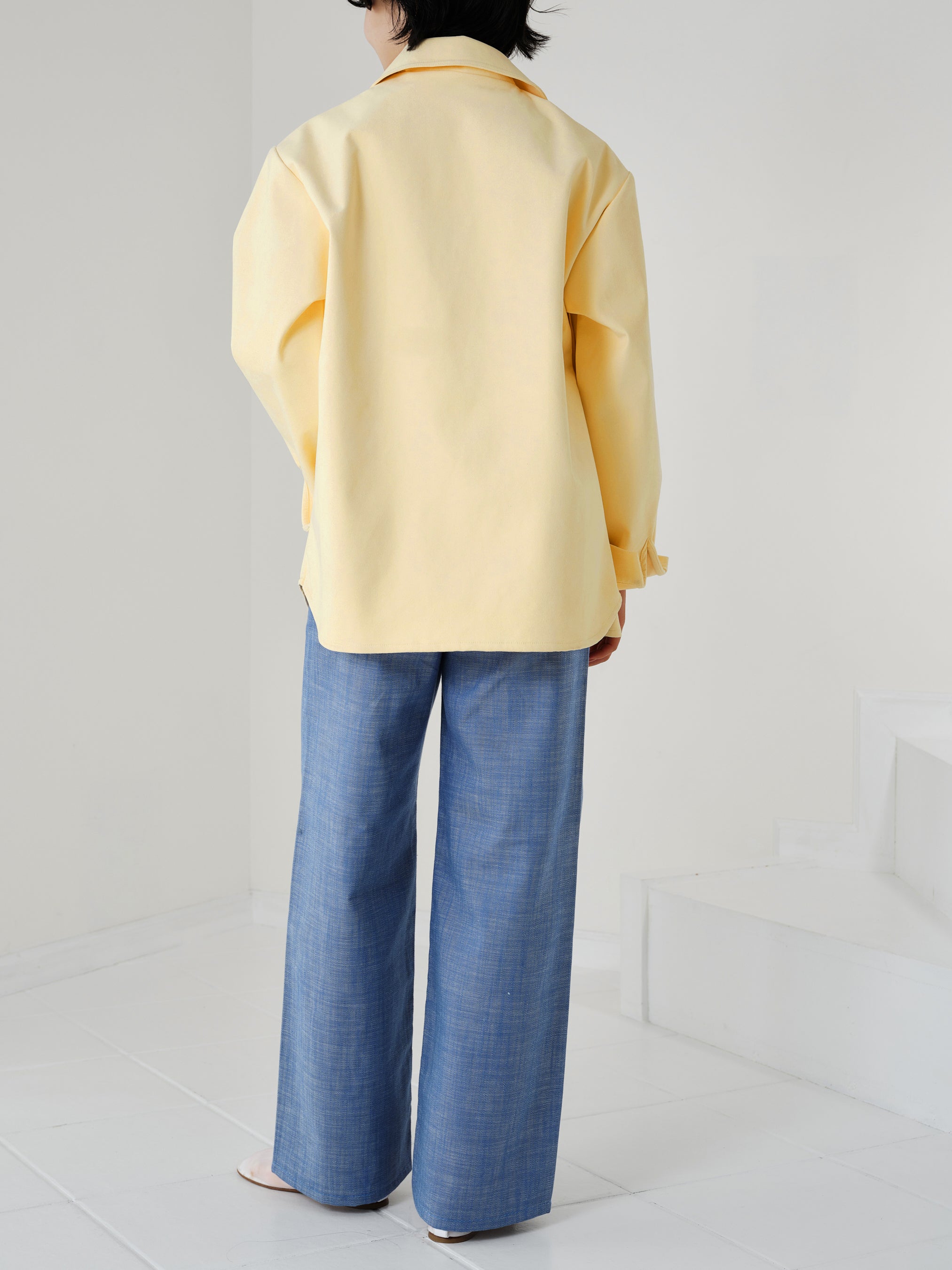 Veste en Alcantara Jaune Beurre – aLORS online store