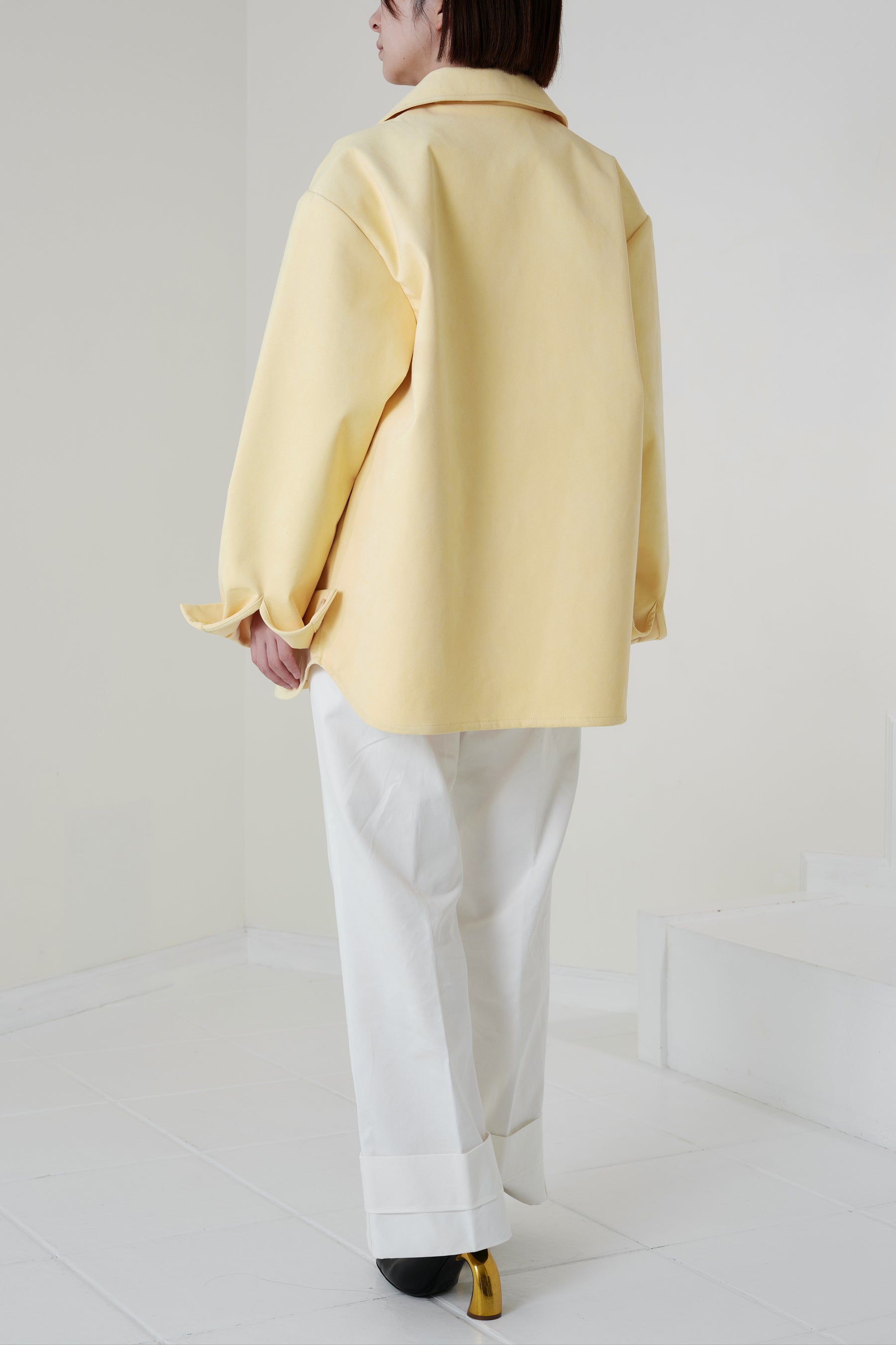 Veste en Alcantara Jaune Beurre – aLORS online store
