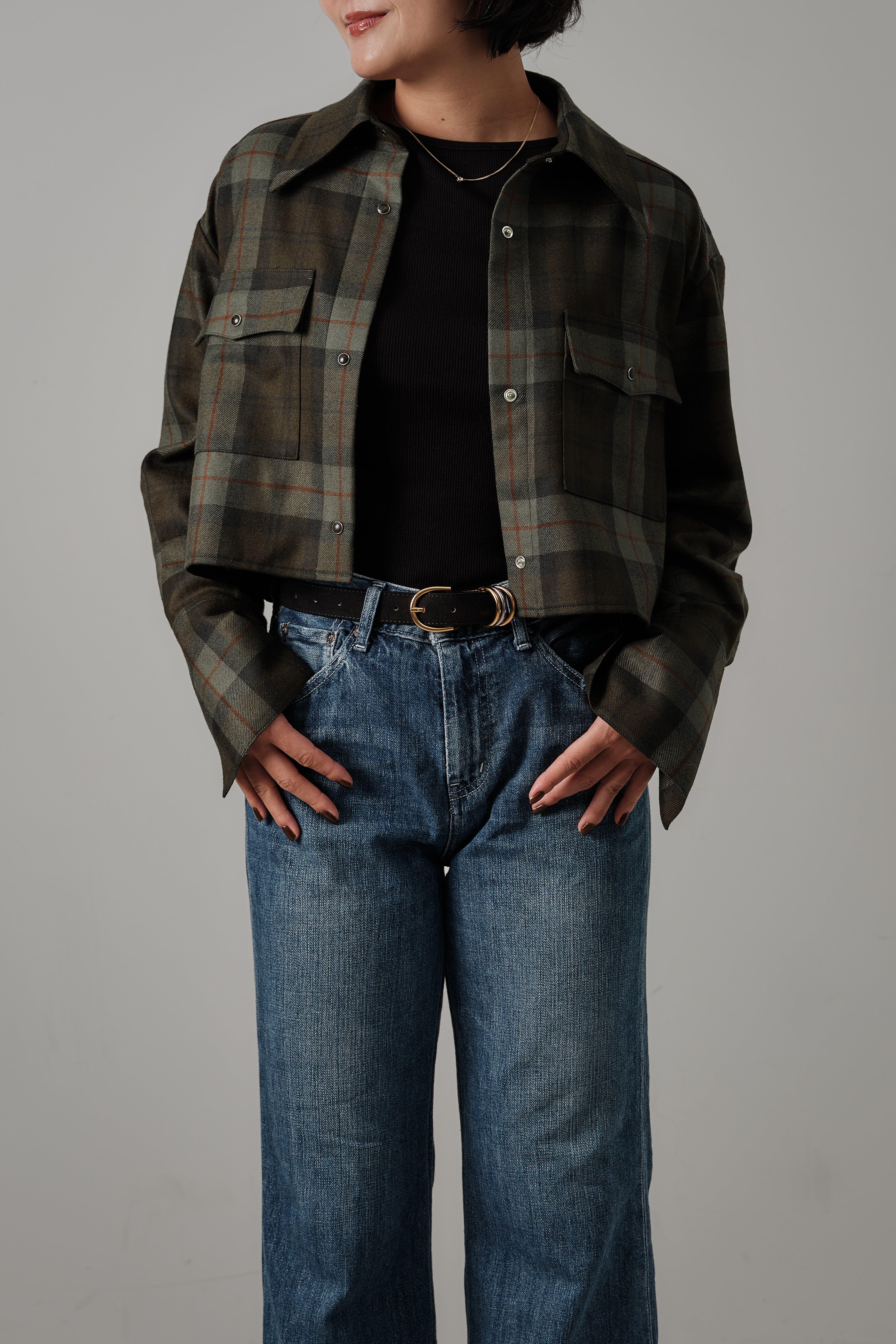 Blouson [GABI-Gabi-] Dark Charcoal Gray – aLORS online store