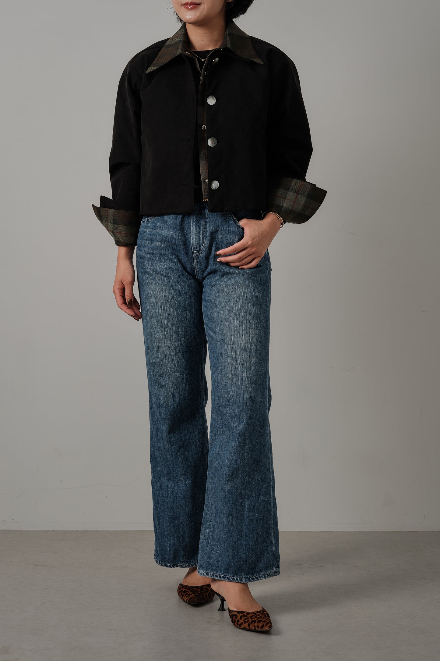Blouson [GABI-Gabi-] Dark Charcoal Gray