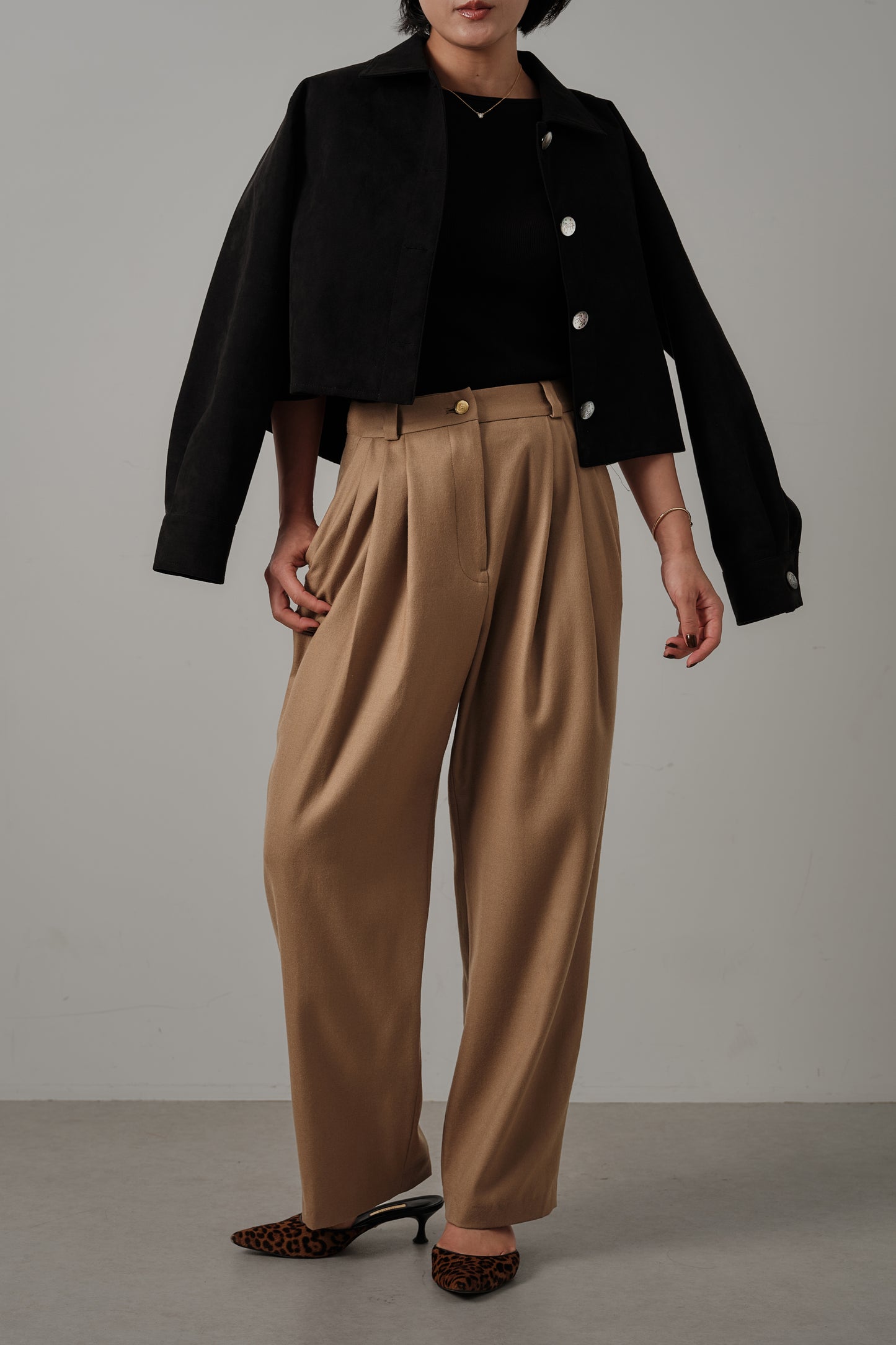 Blouson [GABI-Gabi-] Dark Charcoal Gray