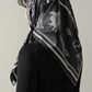 Foulard Ex-libris Paris x aLORS  - une collaboration d'exception  (Bleu marine foncé × Ivoire) 90x90cm