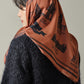 Foulard Ex-libris Paris x aLORS - An Exceptional Collaboration (Ivory x Bordeaux) 90x90cm Scarf