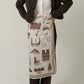 Foulard Ex-libris Paris x aLORS - An Exceptional Collaboration (Ivory x Bordeaux) 90x90cm Scarf