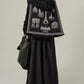 Foulard Ex-libris Paris x aLORS - An Exceptional Collaboration (Ivory x Bordeaux) 90x90cm Scarf