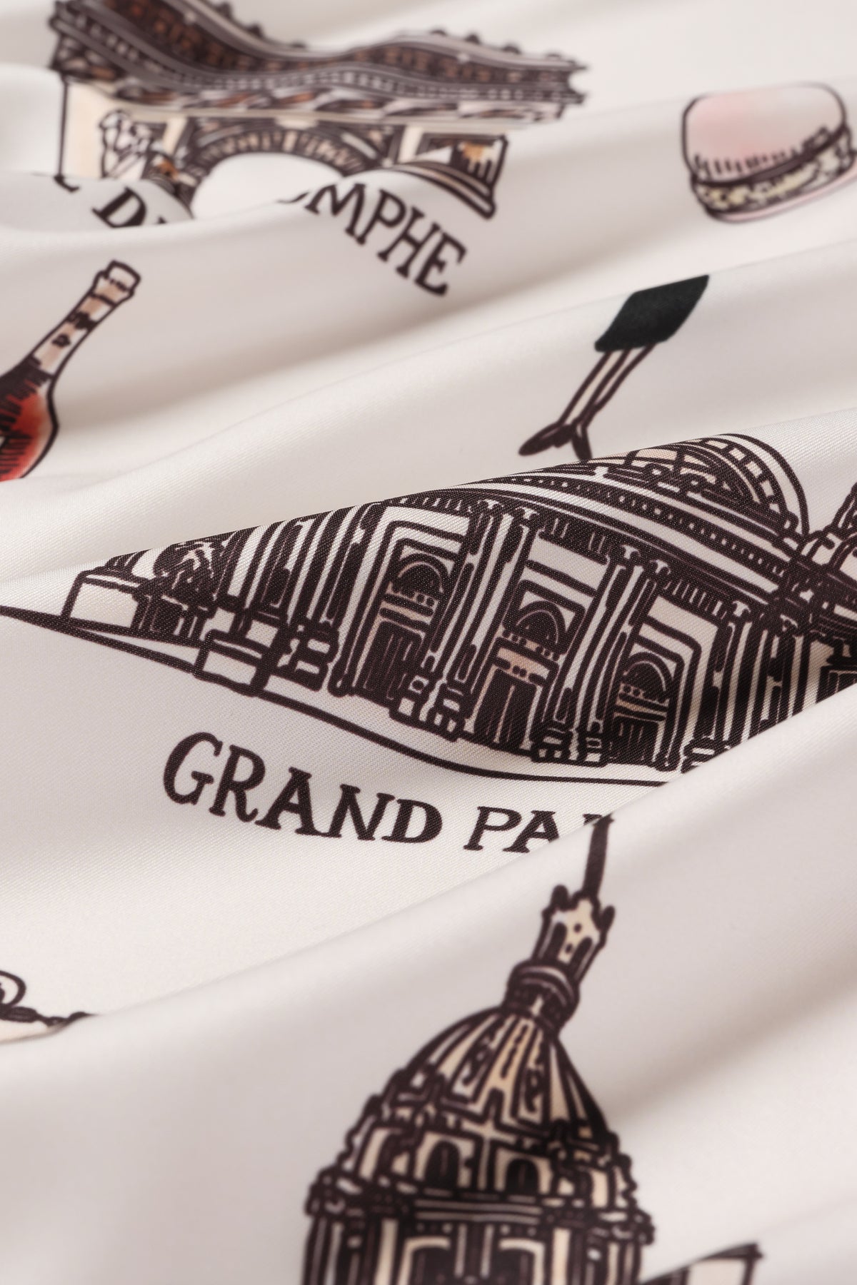 Foulard Ex-libris Paris x aLORS  - une collaboration d'exception  (Multicolore) 90x90cm