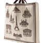 Sac en maille Ex-libris Paris x aLORS  - une collaboration d'exception (Brun foncé)
