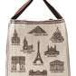 Sac en maille Ex-libris Paris x aLORS  - une collaboration d'exception (Brun foncé)