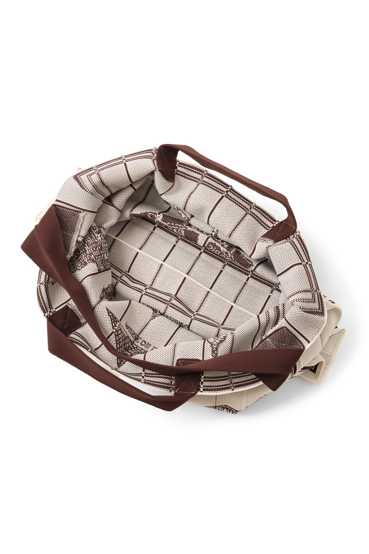 Sac en maille Ex-libris Paris x aLORS  - une collaboration d'exception (Brun foncé)