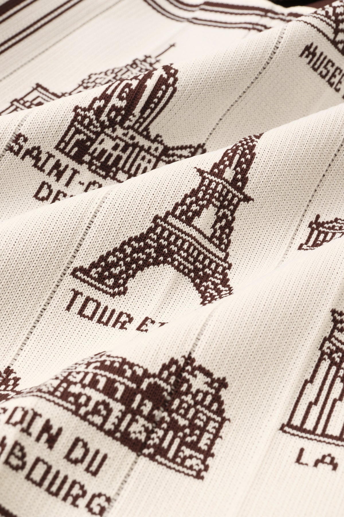 Sac en maille Ex-libris Paris x aLORS  - une collaboration d'exception (Brun foncé)