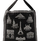 Foulard Ex-libris Paris x aLORS - An Exceptional Collaboration (Ivory x Bordeaux) 90x90cm Scarf