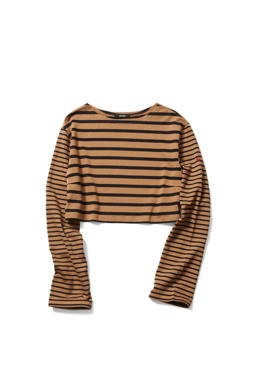 Haut marinière 【a】 ブラウン×ブラック  - aLORS online store