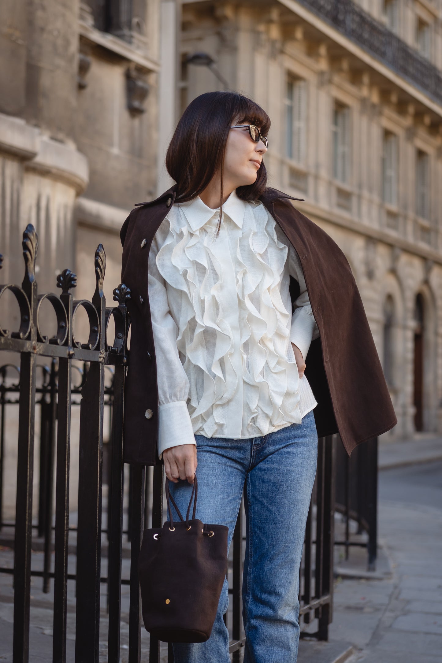 Blouson [GABI-Gabi-] Dark Charcoal Gray