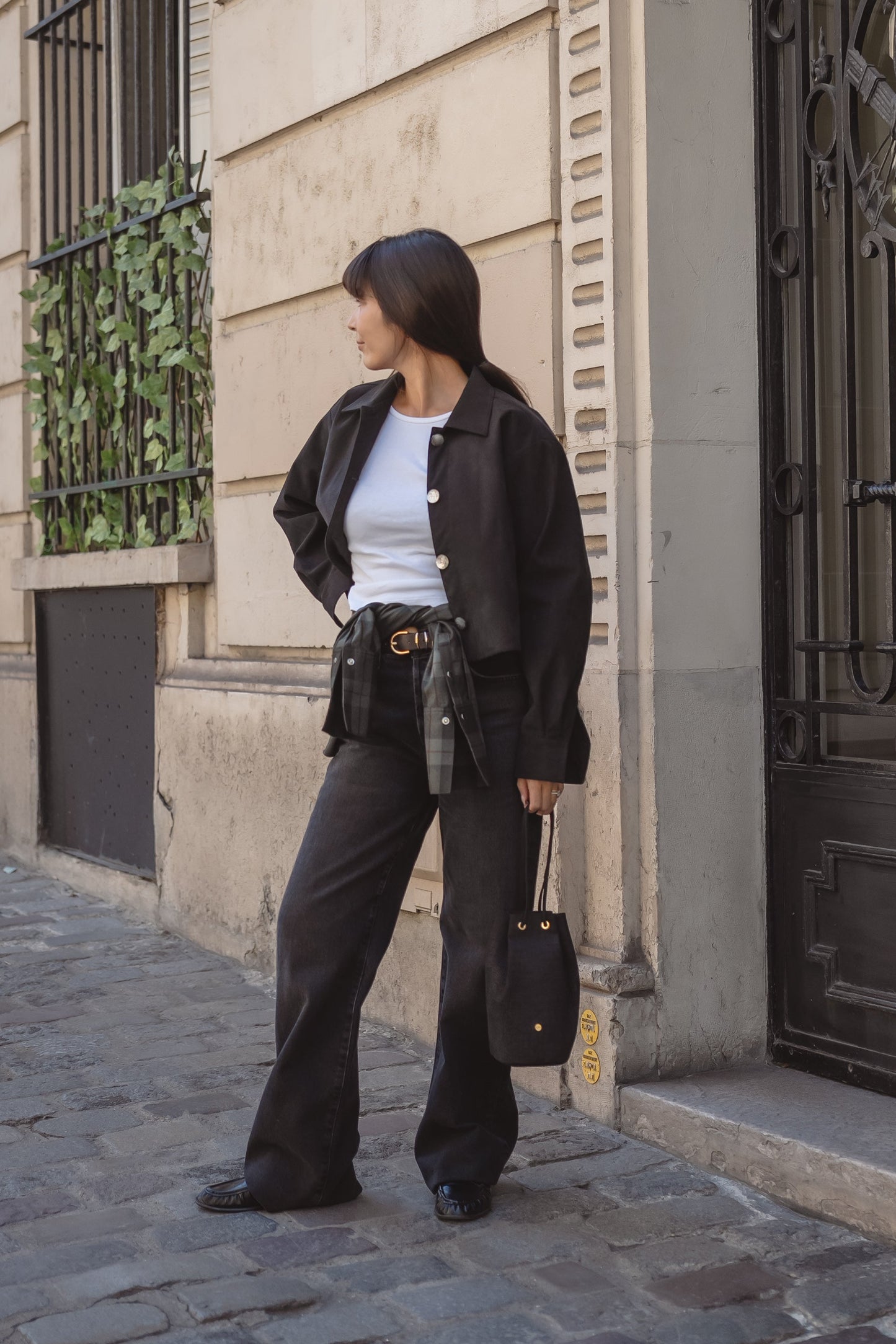 Blouson [GABI-Gabi-] Dark Charcoal Gray